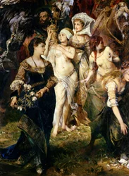 1520年、1878年のチャールズ5世（1500〜58年）のアントワープへの入り口の詳細（141421、141423、141424も参照）